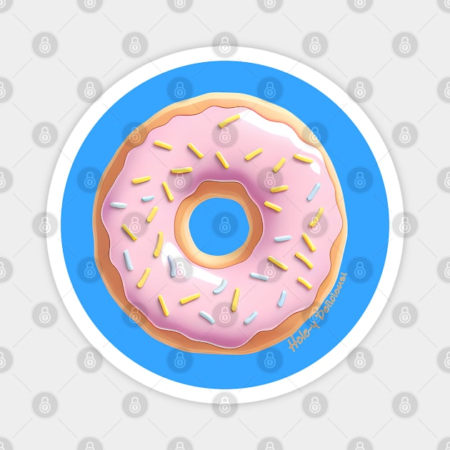 Hole-y Delicious Donut Magnet by Artilize